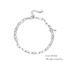 Multiple Styles Cross Chain Fashion Jewelry Unisex Daily gifts Waterproof Durable Non Fading Metal Stainless Steel Bracelets