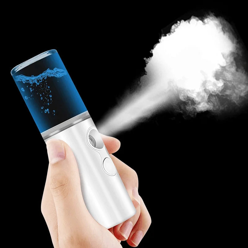 USB Face Steamer Mist Sprayer Spayer Nano Mister Spray Humidifiers Rechargeable Spa Facial Steamer Beauty Health Skin Care Tools
