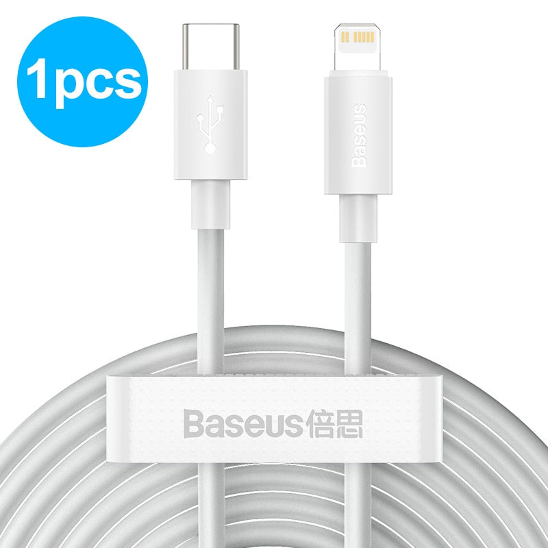 Baseus USB Type C PD 20W Cable for iPhone SE 11 12 13 14 Pro Max X XS 8 Fast USB C Cable for iPhone Charging Cable Type C Wire