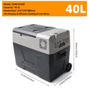 Podofo 35L 45L 55L Portable Car Refrigerator Compressor Cooler  Ice Box 12V 24V DC 110 240V For Camping Home Kitchen Garages