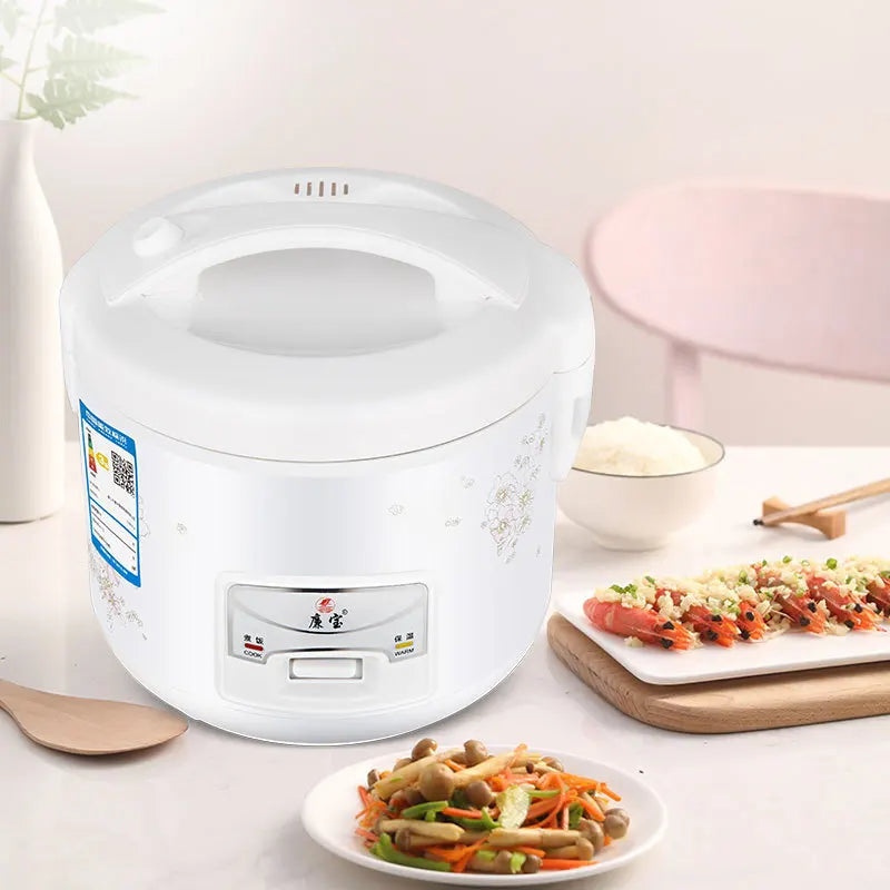 2L Mini Rice Cooker 2 Layers Steamer Multifunction Cooking Pot Electric Insulation Heating Cooker Food Container Lunch Box