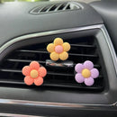 Cute Flower Car Perfume Clip Aromatherapy Air Conditioning Ventilation Ornaments Car Interior Decoration Supplies Car Scent