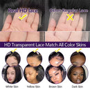 Highlight Body Wave 13x4 Lace Front Human Hair Wig Piano Pre Plucked P427 Blonde Colored HD 13x6 Lace Frontal Wigs for Women