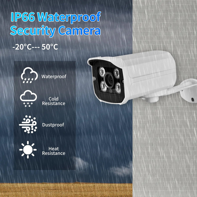 Gadinan AHD CCTV Camera 5MP 1080P 720P Outdoor HD Metal 4 Array IR LED Night Vision Waterproof Bullet Security AHD Camera