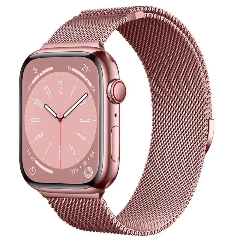 Milanese Loop Strap for Apple Watch 44mm 40mm 45mm 41mm 46mm 42mm 49mm Metal Watchband iWatch Series Ultra 10 9 8 7 6 4 SE2 Band