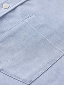 SIMWOOD 2025 Autumn New Regular Fit Smart Casual Shirts Men Basic Solid Color 180gsm Oxford Fabric Shirts