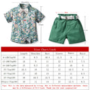 Boy Shirt Shorts Sets Summer Boy Ceremony Shorts Lapel Short Sleeved Shirt Bow Tie Shorts Elegant Boys Clothes Child Dress Set