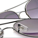 FOENIXSONG 2022 Fashion Herren Sonnenbrille für Damen Klassischer Pilotenstil Gradient Verspiegelte Gläser Retro Sonnenbrille