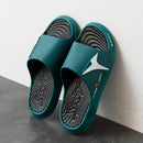 Fashion&Sport Men's Slippers PVC Soft Sole Non-slip Slides Casual Outdoor Beach Flip Flops Home Bathroom Couples Slippers New Sa