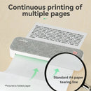 PeriPage Mini A4 Printers Quick Dry and Long Time Storage Continuous Thermal Paper 100 Sheets Folded Thermal Paper Papel