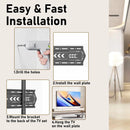 TV Wall Mount, Low Profile for Most 32-70" TV, Fixed Wall Mount Universal TV Brackets Max VESA 400 x 400mm, Weight up to 110lbs