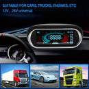 High Quality Universal Auto Car LCD Tachometer Digital Engine Tach Gauge Car Motorcycle rpm meter 12/24v Ship From Russia