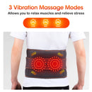 Cordless Hot Waist Belt Massager Lower Back Support Lumbar Protector Back Heated Vibration Massage Waist Brace Relief Pressure