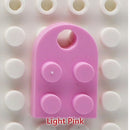 50pcs DIY Building Blocks 3176 Brick Heart Necklace/Key Ring Toys 2x 3 Heart-shaped Multicolor Educational Toy Gift for Children