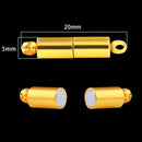 2 Sets Locking Strong Magnetic Clasps Magnet End Clasp Connectors For Jewelry Making DIY Bracelet Necklace Extender Accessories
