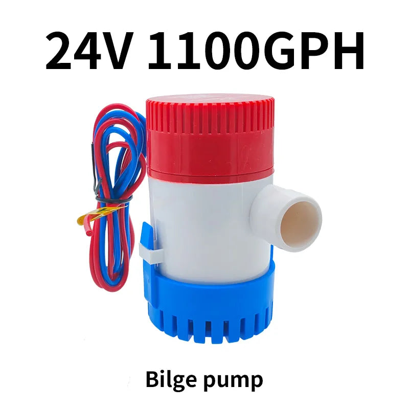 12V 24V 750gph 1100gph Bilge pump water pump used in boat seaplane motor homes houseboat