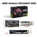 MOUGOL AMD Radeon Series Graphics Cards RX580 RX5500XT RX5700 8GB RX65000XT 4GB Gaming placa de vídeo For Desktop Computers