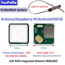 Mini Embedded UHF RFID Module Raspberry Pi Access Control Card Reader 0-5.5dbi Antenna Integrated RFID Module Reader