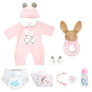 BRASTOY Reborn Bemalte Reborn Babypuppe Reborn 48cm Mädchen Daumen Silikonkörper Kann baden
