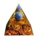 Natural Stone Crystal Orgonite Pyramid Healing Stone Chakra Reiki Home Office Decoration Gift Outdoor Garden Party Decor