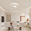 Dimmable LED Ceiling Light,Modern Ceiling Lamp with Remote Control 40W,Round Metal and Acrylic Ceiling LED Light（3000K-6500K）