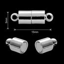 2 Sets Locking Strong Magnetic Clasps Magnet End Clasp Connectors For Jewelry Making DIY Bracelet Necklace Extender Accessories