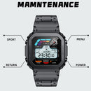 Miltary Smart Watch 2025 Men's Steel Watch Aiweile AW39 Fitness Tracker Sport Business Bluetooth Call Copy Design High Quality