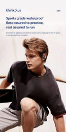Lenovo XT80 Wireless Headphones Bluetooth 5.4 Earphones True with Mic Button Control Noise Reduction Earhooks Waterproof Headset