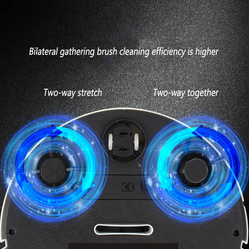 2024 New Automatic Robot Vacuum Cleaner Smart Sweeping Dry Wet Cleaning Machine Charging Intelligent Vacuum Cleaner for Home