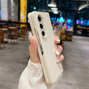 Fashion Solid Color Business Soft Leather Case for Samsung Galaxy Z Fold 3 4 5 Fold4 Fold3 Fold5 Hard PC Phone Back Cover