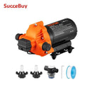 SucceBuy RV Water Pressure Diaphragm Pump 3.3GPM / 3.5GPM / 5.5GPM Adjustable  Priming Sprayer Pump for Camper Marine Boat Lawn