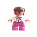 Big Size Action Figures City Princess Policemen Family Building Block Doll Character Accessory Assembly Toys for Children Gift