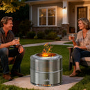 The Ember Hearth | Stainless Steel Smokeless Fire Pit System