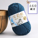 2Pcs Milk Cotton Knitting Yarn Soft Warm Yarn for Hand Knitting Worsted Crochet Threads Wool Line for Handmade