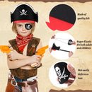 6-48Sets Pirate Party Supplies Halloween Pirate Costumes Child Birthday Party Favors Pirate Accessories Pirate Hat Sword