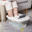 Foldable Foot Bath Massage Bucket Portable Soaking Tub Spa Basin for Home Pedicure and Relaxation Home Travel Pedicure Care