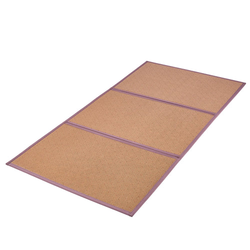 The Edo Weave | Handwoven Japanese Rattan Tatami Mat — 80×39in