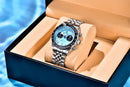 2026New PAGANI DESIGN Quartz Panda Dial Watch Sapphire Luxury Luminous 500 Bezel Men Watch 316L All Steel Japan Movt Chronograph