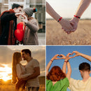 Couple Concentric Knot Rope Bracelets For Women Men White Black Rope Braided Bracelet To My Love Anniversary Valentines Day Gift