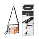 New transparent PVC crossbody bag Waterproof coin purse Stadium Sports bag Portable portable storage bag