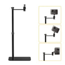 SH Projector Stand Mount 128cm Height Adjustable With Tray Or Gooseneck With 1/4 Screw Fit For Universal Projector Ceiling Mount