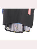 XITAO Druckmuster T-Shirt Mode Neue Damen unregelmäßiger Pullover Klein Frisch 2020 Sommer Patchwork Elegant Locker Tee XJ4809