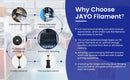 JAYO 1100G 3D HS PETG/ PLA/PETG/PLA+/PLA Meta/PLA Matte Filament 1.75mm 3D Printing Materials for 99% 3D FDM Printer & 3D Pen