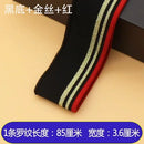 Gerippter bunter Strickstoff, Rippbündchen, weiche Stoffe, DIY-Kleidungszubehör, Kragen, Bündchen, Saum, Unterseite, Polyester, elastisch zum Nähen