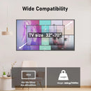TV Wall Mount, Low Profile for Most 32-70" TV, Fixed Wall Mount Universal TV Brackets Max VESA 400 x 400mm, Weight up to 110lbs