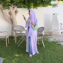 Muslim Women Pink Satin Kimono Abaya Damen Dubai Elegant Luxury Kaftan Modest Dress Islam Caftan Marocain Robe Femme Musulmane