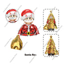 Hot Toys TV6302 TV6303 2024 Merry Christmas Gift Grinch Holiday Elf Santa Rex Darth Vader Building Blocks Mini Action Figure Toy