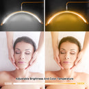 Fosoto 45W LED Moon Gold Light Led Half Moon Beauty Lamp Ring Moon Floor Mounted Eyebrow Tattoo Beauty Salon Eyelash Haircuts