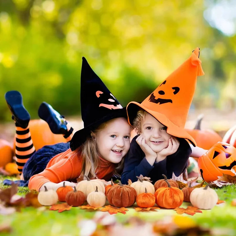 Halloween Artificial Pumpkin Ornaments Halloween Party Thanksgiving Dinner Table Decoration Autumn Fall Home DIY Craft Wreath