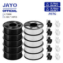 The LayerStack | 10-Roll 1.75mm 3D Printer Filament Collection (PLA / PETG / SILK)